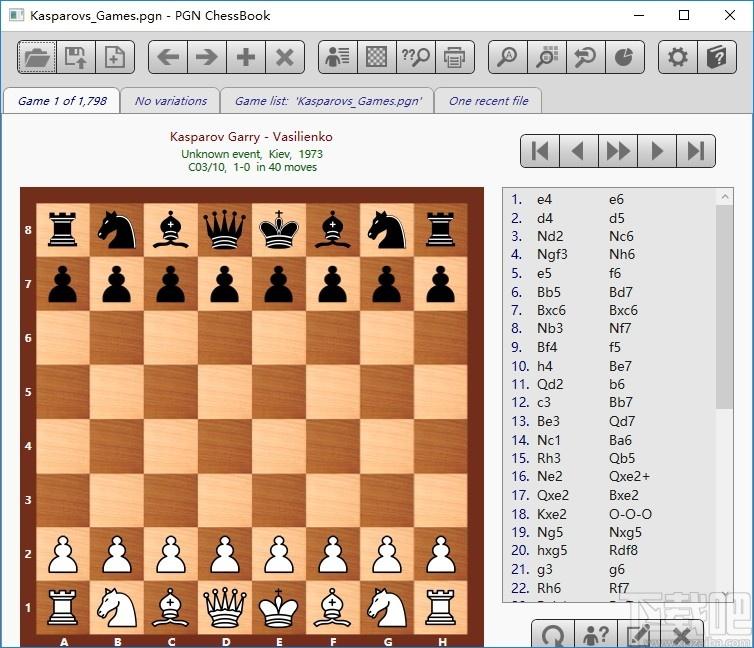 PGN ChessBook下载,国际象棋棋书,网页辅助