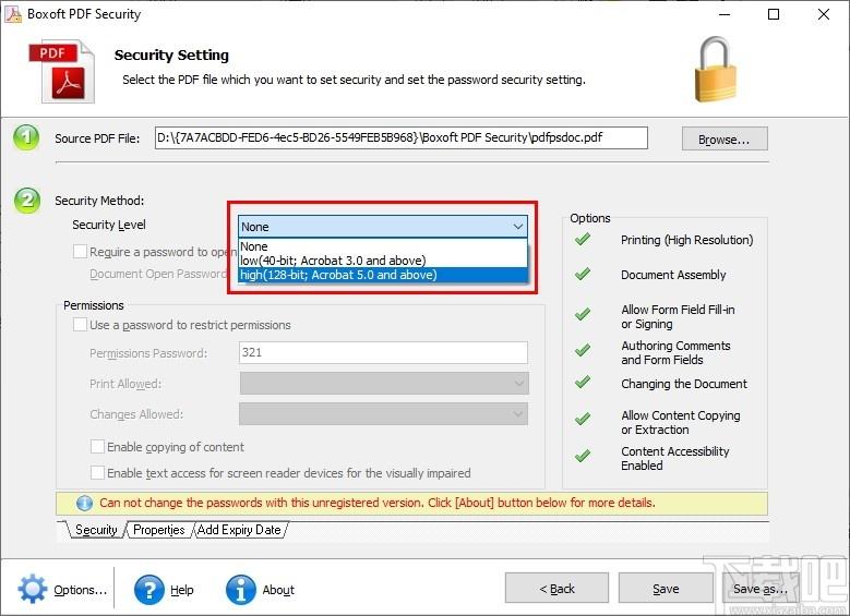 Boxoft PDF Security下载,pdf加密,pdf工具