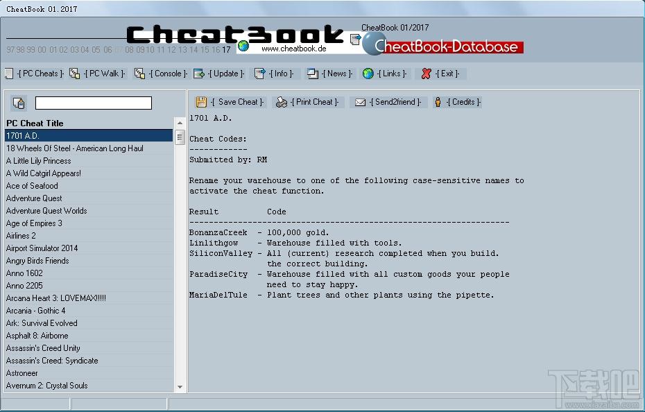 CheatBook,CheatBook下载,游戏攻略,游戏攻略手册