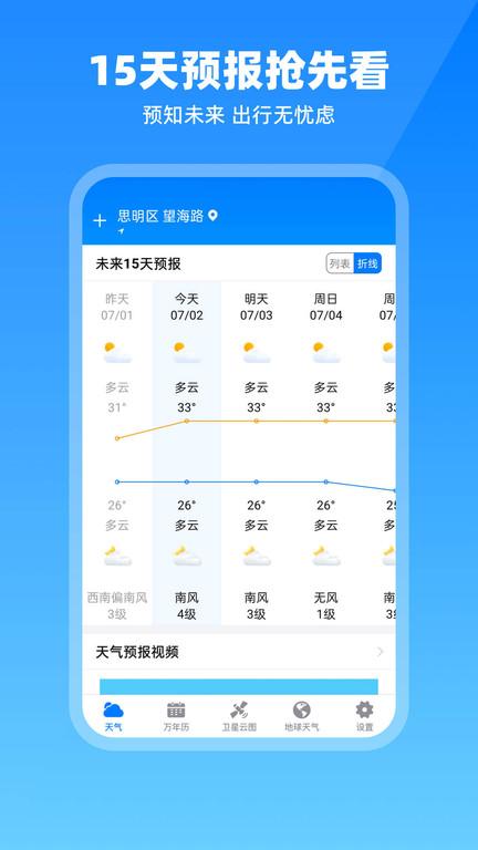 出行天气最新版(改名卫星云图天气预报)下载,出行天气,天气app,气象app